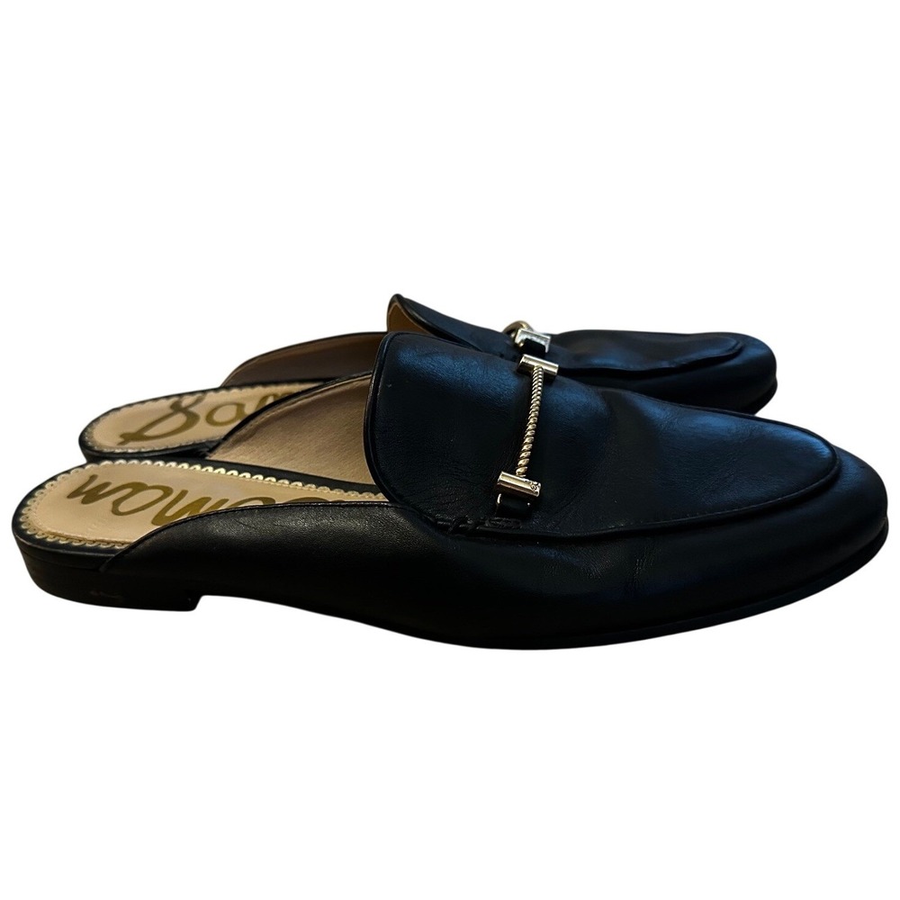 Sam Edelman Black Leather Laurna Flats Women's 8.5M